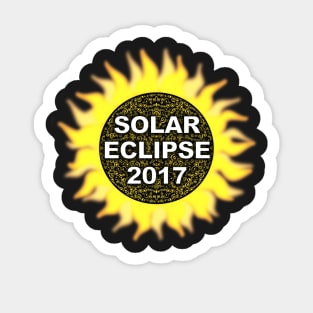 ARTISTIC solar eclipse 2017 Sticker